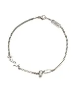 Saint Laurent Opyum Charm Bracelet In Silver