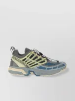 Salomon Acs Pro Rubber And Canvas-trimmed Mesh Sneakers In Blue