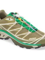 Salomon Xt-6 Sneaker In Dried Herb/deep Lichen