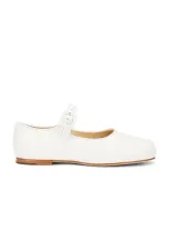 Sandy Liang Mary Jane Pointe In Optic White