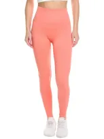 Spiritual Gangster Women's Love Sculpt Ribbed Ankle Leggings In Flamingo