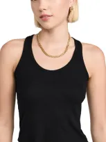 Splits59 Ashby Rib Crop Top Black