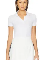 Splits59 Talia Rib Polo In White