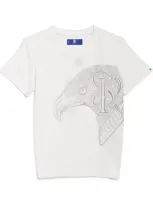 Stefano Ricci Kids' Eagle Logo T-shirt In White