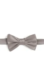 Stefano Ricci Kids' Silk Pre-tied Bow Tie In Grey