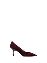 Stuart Weitzman Naomi 75 Pumps In Burgundy