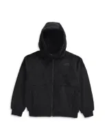 The North Face Unisex Osito Fleece Relaxed Fit Full Zip Hoodie - Little Kid In Tnf Black