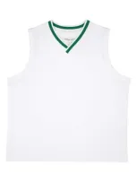 The Sunday Collective Kids' Play V-neck Vest In White