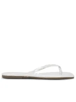 Tkees Lily Square Toe Mirror Flip Flop In 铬合金