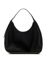 Totême Belt Detailed Shoulder Bag In Black