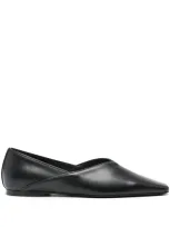 Totême Women's Everyday Leather Flats In Black