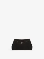 Totême T-lock Crossbody Bag In Black