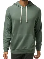 Travismathew Cloud 2.0 Stretch Modal & Cotton Hoodie In Dark Olive