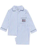 Trotters Kids' Cotton Felix Pyjama Set In Blue