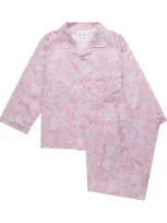 Trotters Kids' Liberty Print Peppa Pig Pyjamas In Pink