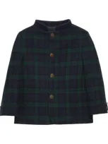 Trotters Kids' Tartan William Jacket In Blue