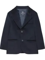 Trotters Kids' Velvet Hamish Blazer In Blue