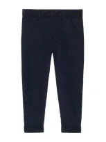 Trotters Kids' Velvet Hamish Trousers In Blue