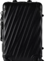 Tumi Black 19 Degree Aluminium International Carry-on Suitcase In Matte Black