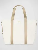 Tumi Essential Medium East-west Tote Bag In Off White/tan