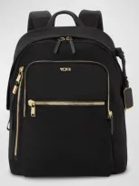 Tumi Halsey Backpack In Black/gold