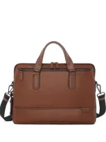 Tumi Harrison Leather Briefcase In Brown