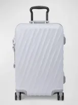 Tumi International 4-wheel Hard Carry-on Spinner In Pearl Grey Texture