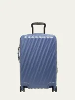 Tumi International Expandable 4-wheel Carry On Luggage In Slate Blue Textur