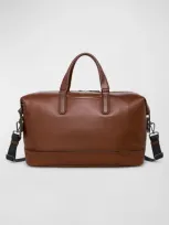 Tumi Nelson Leather Duffel Bag In Cognac