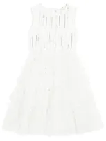 Tutu Du Monde Kids' Dauphinette Embellished Tulle Dress In White