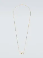 Valentino Garavani Vlogo Rockstud Necklace In Gold