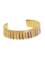 Versace Embellished Gold-tone Metal Bracelet