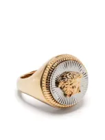 Versace Ring Metal In Metallic