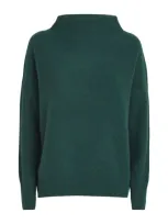 Vince Boiled Cashmere Sweater In Green