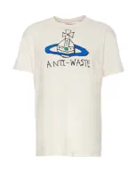 Vivienne Westwood Anti-waste Stamp T-shirt In 白色