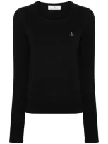 Vivienne Westwood Bea Orb-motif Jumper In Black