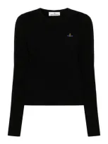 Vivienne Westwood Bea Wool Sweater In Black