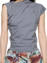 Vivienne Westwood Gray Hebo T-shirt In Grey