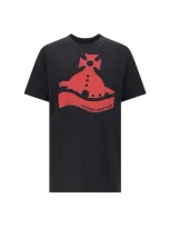 Vivienne Westwood 'sunken Orb' Printed T-shirt In Black  