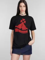 Vivienne Westwood Sunken Orb T-shirt In Black