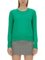 Vivienne Westwood Bea Cotton Sweater In Green