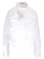 Vivienne Westwood Wizard Frill Shirt White