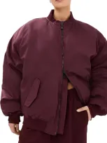 Wardrobe.nyc Wardrobe. Nyc Reversible Bomber Jacket Oxblood