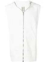 Rick Owens Drkshdw Babel Sleeveless Gimp Hoodie - White