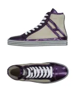 Hogan Rebel Sneakers In Purple