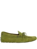 Tod's Loafers In Light Green