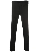 Pt01 Mid-rise Skinny Trousers In Black