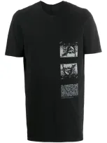 Rick Owens Drkshdw Photographic Print Mid-length T-shirt In Black