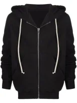 Rick Owens Drkshdw Black Jason S Zip-up Hoodie