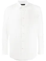 Issey Miyake Long-sleeve Fitted Shirt In White